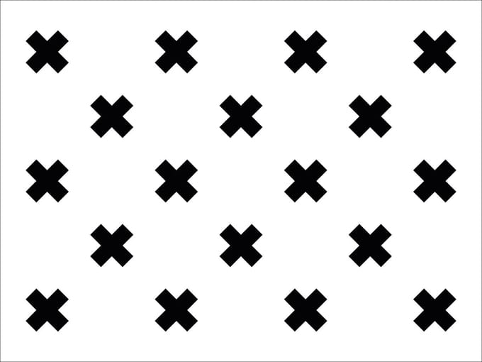 Placemat vinyl | Kris Kross | 4 stuks