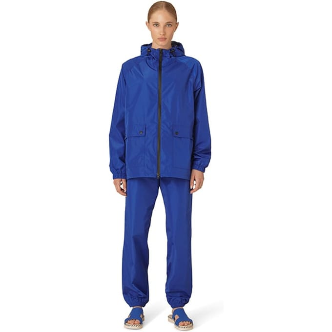 ILSE JACOBSEN HORNBÆK Rain214 Rain Jackets Blue Web Taglia: 36 | Trench Outlet | Donna | Blu