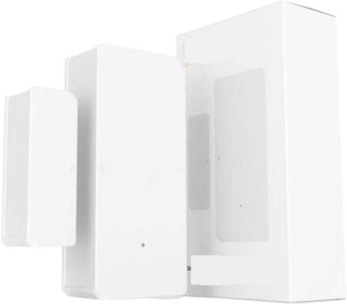 Slimme Deursensor - Alarm Sensor - Huisbeveiliging - App Meldingen - 25 x 15 cm - Wit