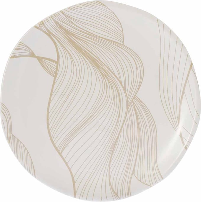 Riverdale - Dinerbord Viv print 2 wit 27cm Wit
