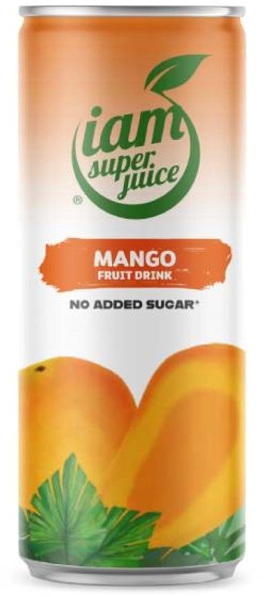 I am Superjuice Mango 12 x 330 ml - Voordeelverpakking