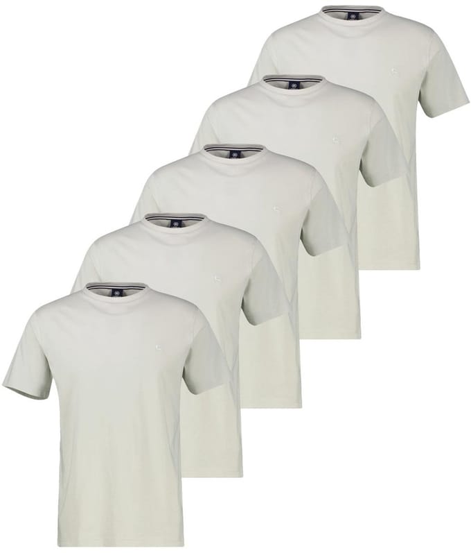 LERROS Heren t-shirt 5 pack Basic