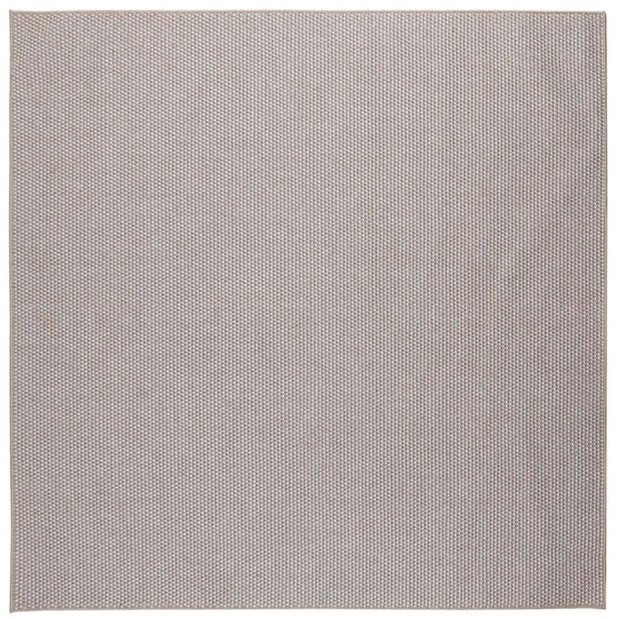 vidaXL - Binnen - kleed - LUGO - Taupe - 200 - x - 200 - cm - Polyester
