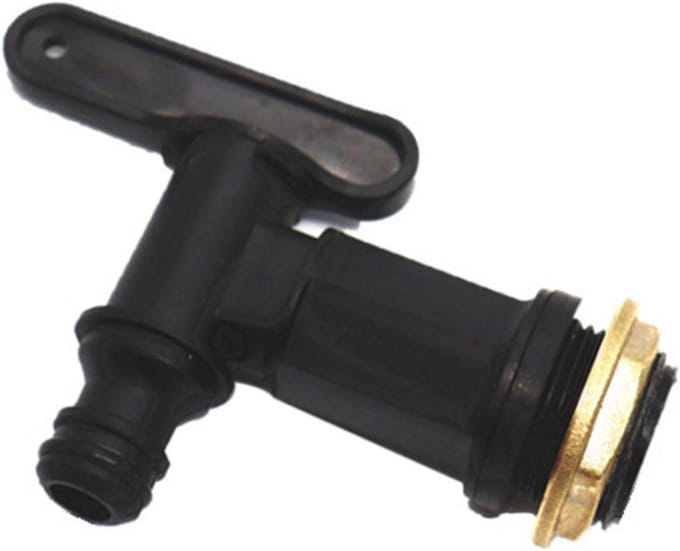 IBC Tankkraan Adapter 3/4 Inch Kogelkraan Aansluiting voor Waterton en Regenton