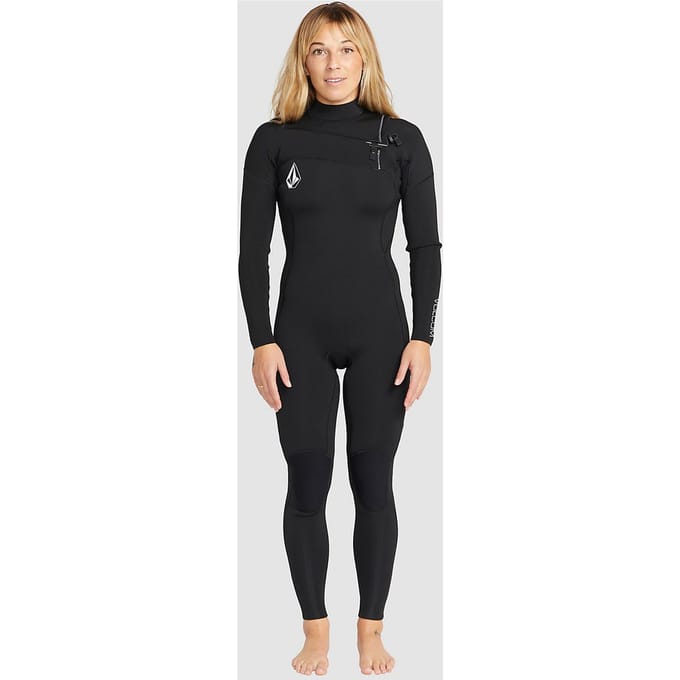 Volcom 4/3mm Chest Zip Full Wetsuit zwart