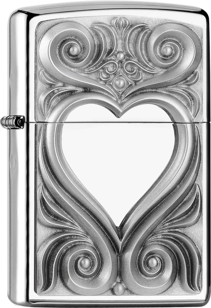 Heart Antique Emblem Zippo aansteker