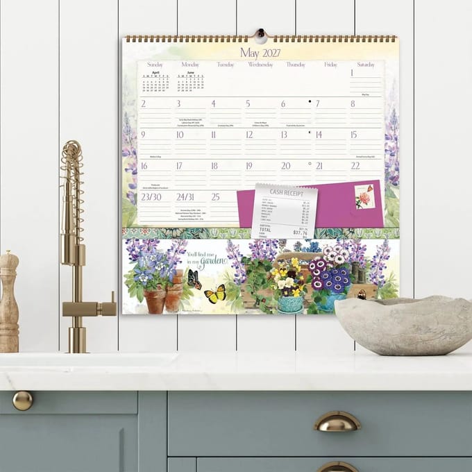 Botanical Gardens Pocket Note Nook Kalender 2027