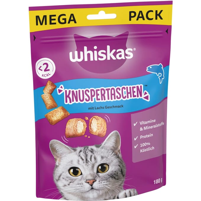 180 g Temptations Zalm Whiskas Kattensnacks
