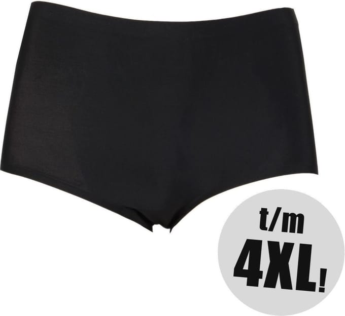 RJ P.C. Invisible L. Taille Slip Zwart 3XL