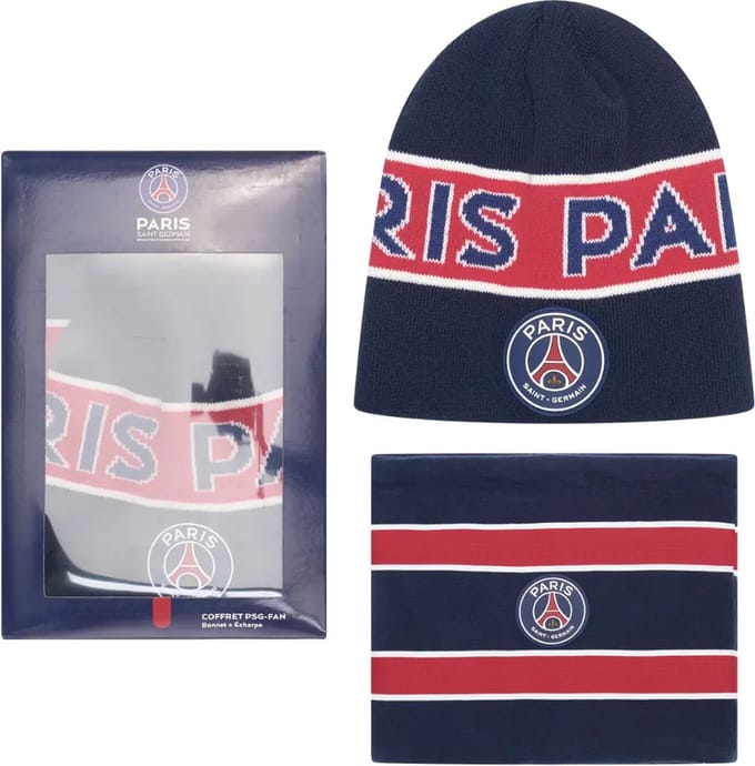 PSG muts en sjaal giftset