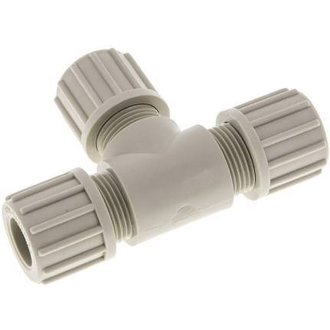 14x12mm PP T-Vorm Knelfitting 10 Bar