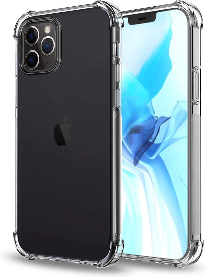 Hoesje voor iPhone 12 PRO backcover Shockproof siliconen Transparant