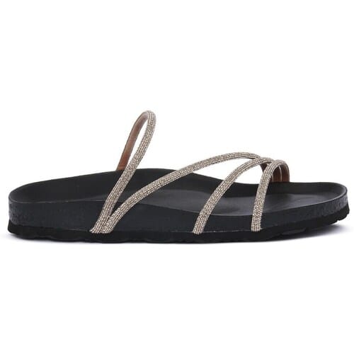 Platte sandalen Grunland CB0836CHAMPAGNE