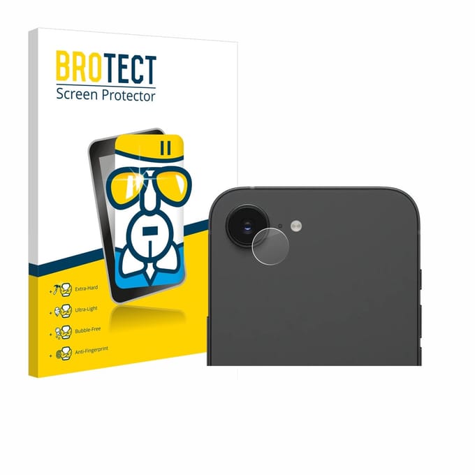 Screenprotector voor Apple iPhone 16e / 17e Beschermglas transparant