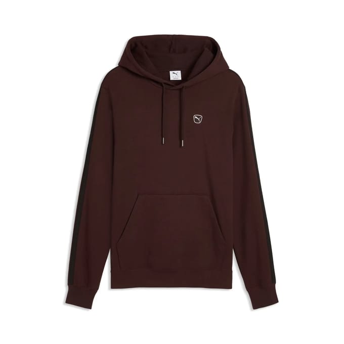 Gebreide hoodie met geborduurd badge Puma