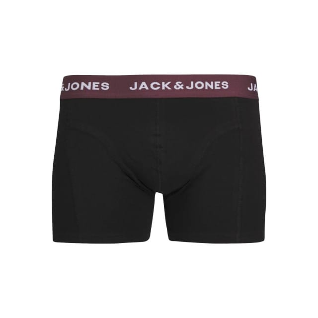 Jack & Jones Heren Plus Size Boxershorts Trunks JACARON Zwart 3-Pack - Maat XXL