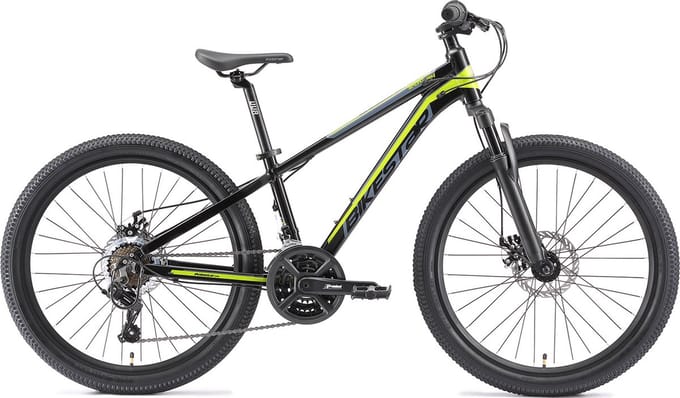 Bikestar MTB Sport 21speed 24inch zwart/geel