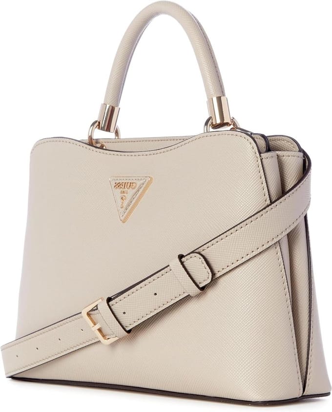Compartment Satchel - Schoudertas Dames - Dagelijks Gebruik - Twee Hoofdcompartimenten - 29 x 20 cm - Taupe