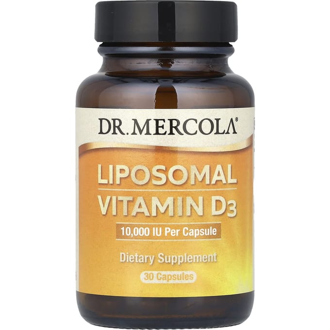 Dr. Mercola, Liposomale Vitamine D3, 10.000 IE, 30 Capsules