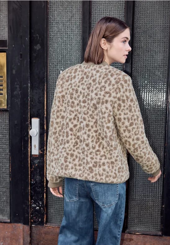 Blouson met leopatroon