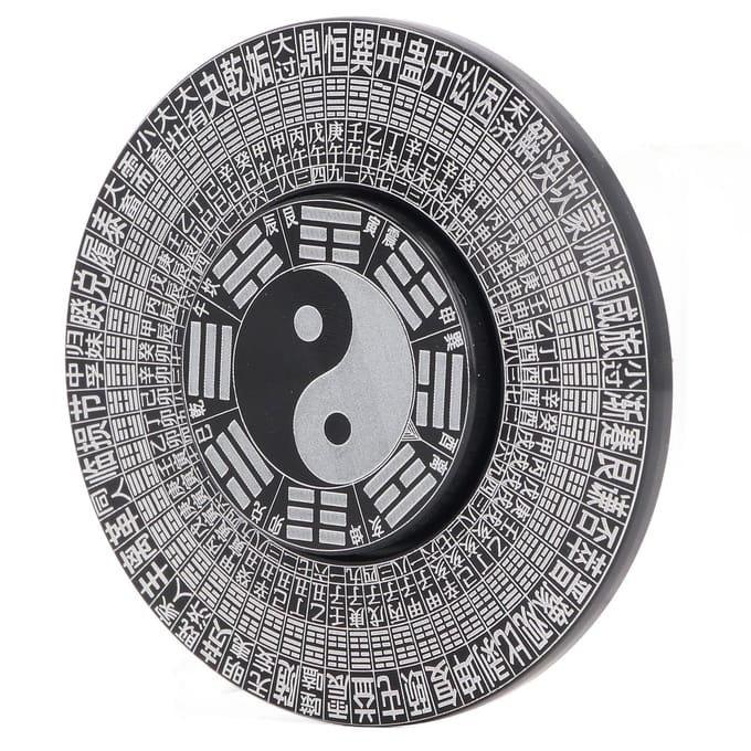Tai Chi Spinner Metalen Kompas Stressverlichting Decompressie Sensorisch Handheld Stil Bureau Speelgoed 6cm gray