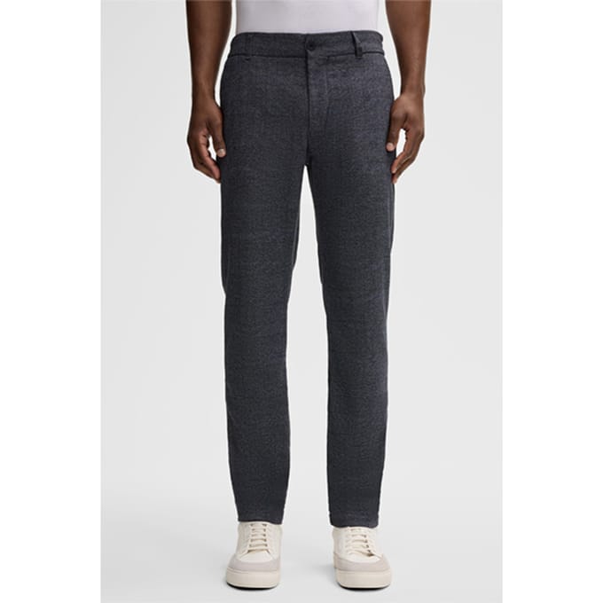 Chino Tius, blauw/grijs met patroon