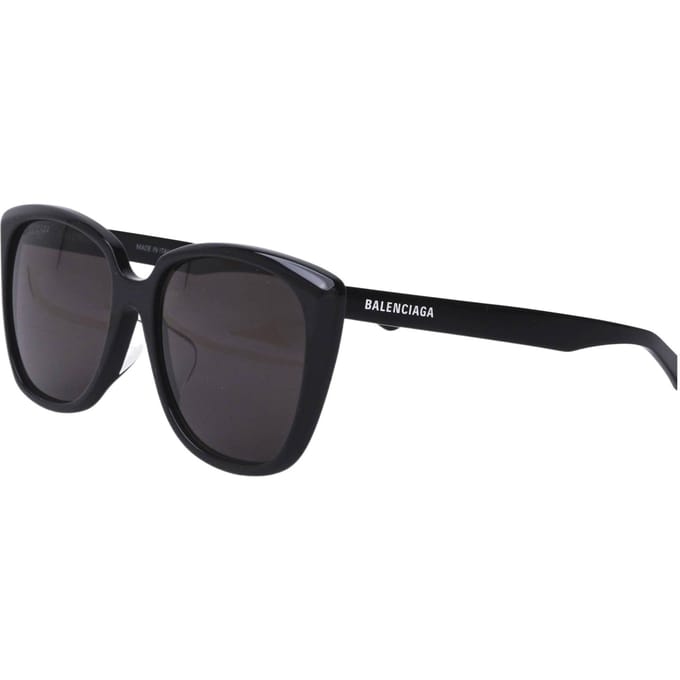 Balenciaga Vlinder Zonnebril Dames zonnebril BB0175SA-001 Basic Packaging-Eyeglass Case,57mm,Black black