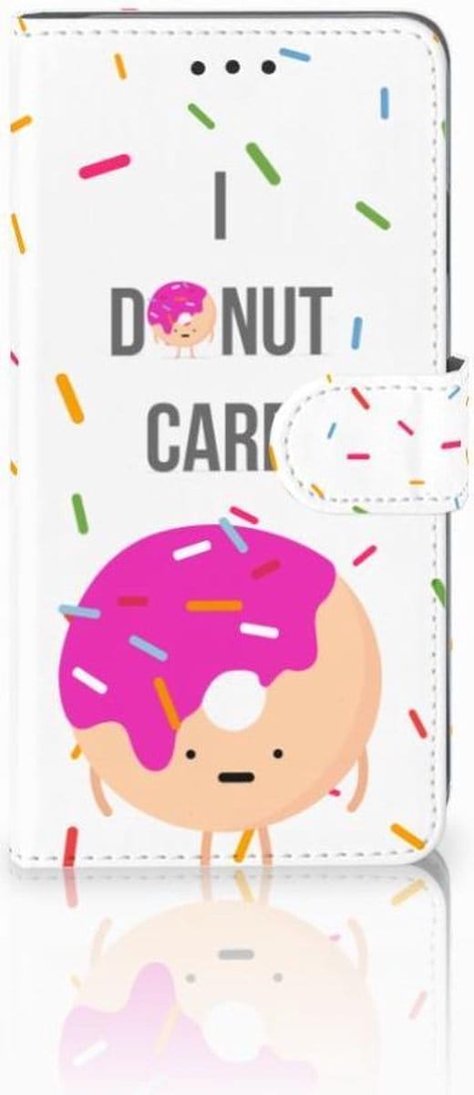 Apple iPhone Xs Max Book Cover Donut Roze