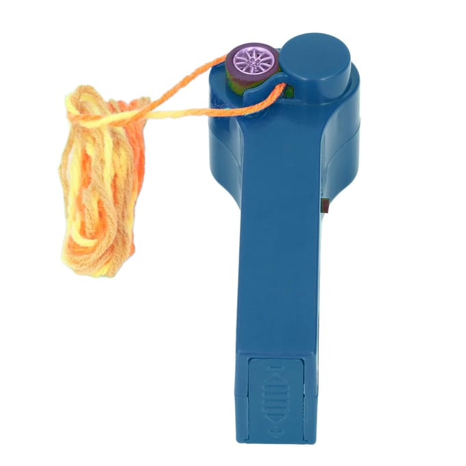Touwlanceerder Propeller Compacte Structuur Heldere Kleur Elektrisch Touwlanceerspeelgoed voor Katten Speelgoed donkerblauwe kleur