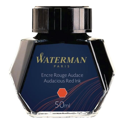 Waterman vulpeninkt | gedurfd rood | fles van 50 ml