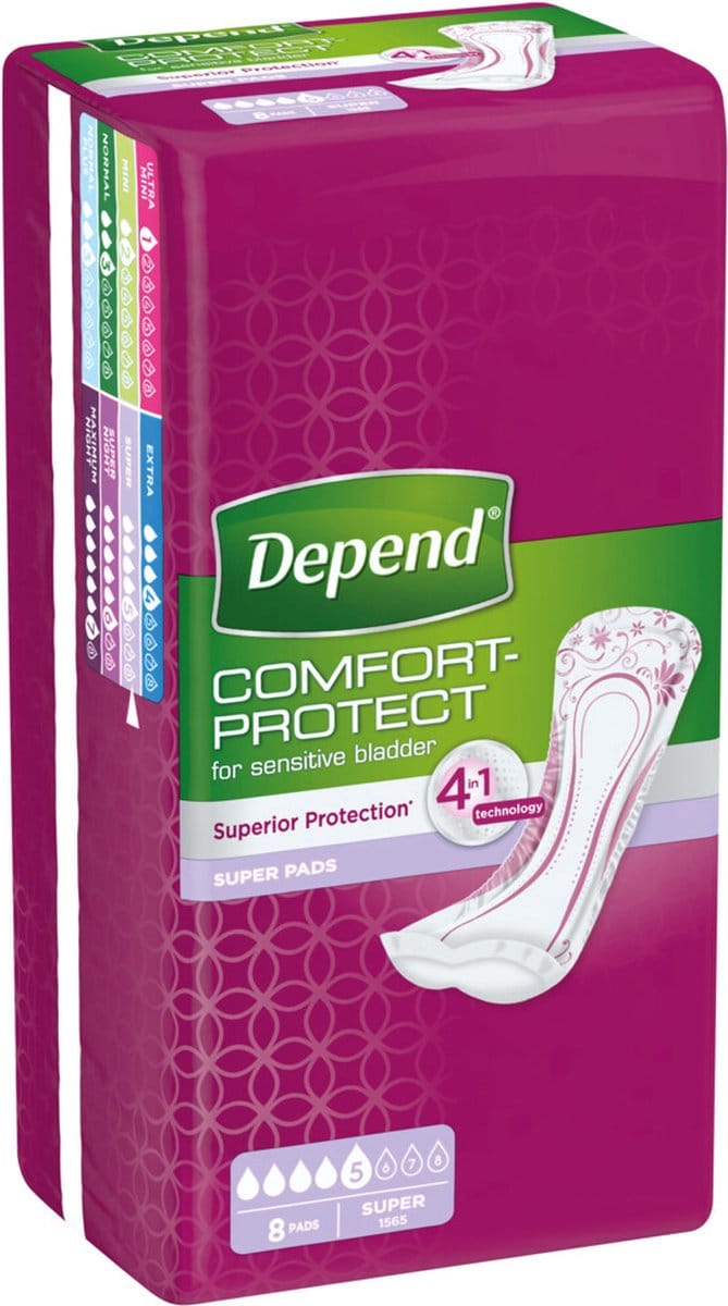 Depend incontinentieverband Super - 8 stuks