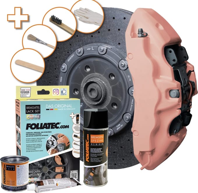 Foliatec Remklauwlakset - Juicy Peach - 3 Componenten
