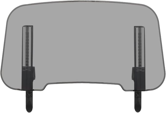 Motorfiets Windscherm - Winddeflectoren Set - Verbeter Rijcomfort - Universele Pasvorm - Breed Model
