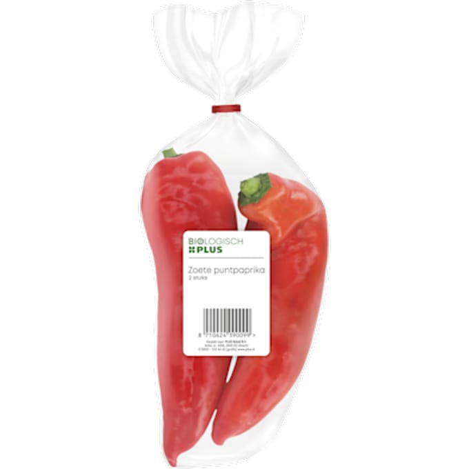 Zoete puntpaprika biologisch