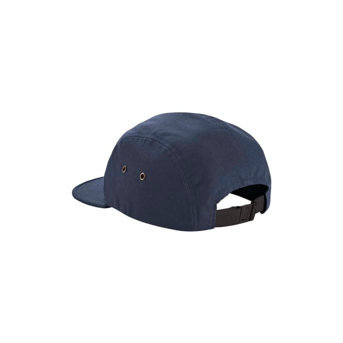 Beechfield Canvas 5-paneel baseballpet voor volwassenen (Zwart)