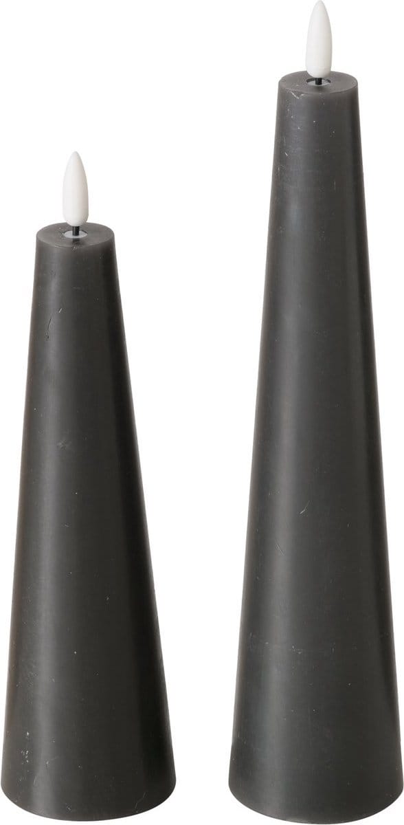 Set Boltze LED kaarsen zwart