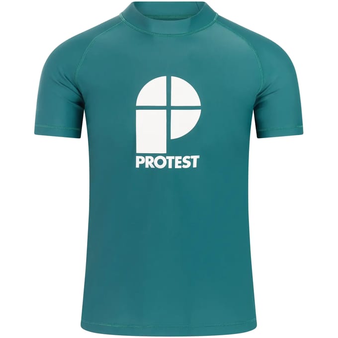 Protest PRTCater – Uv shirt Heren – Korte mouwen – Ronde hals – Wit