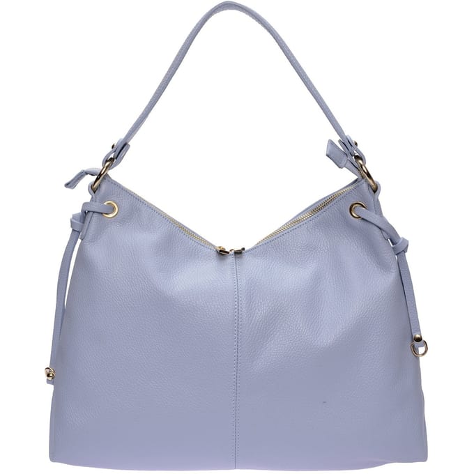 Isabella Rhea Turquoise Rundleer Tas
