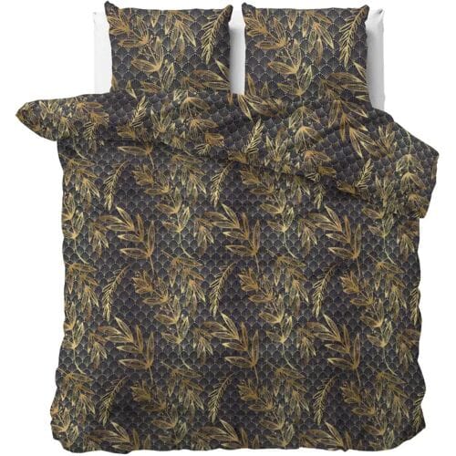 Sleeptime Gold Rush Dekbedovertrek - 140x200/220 + 1 kussensloop 60x70 - Goud - Eenpersoons