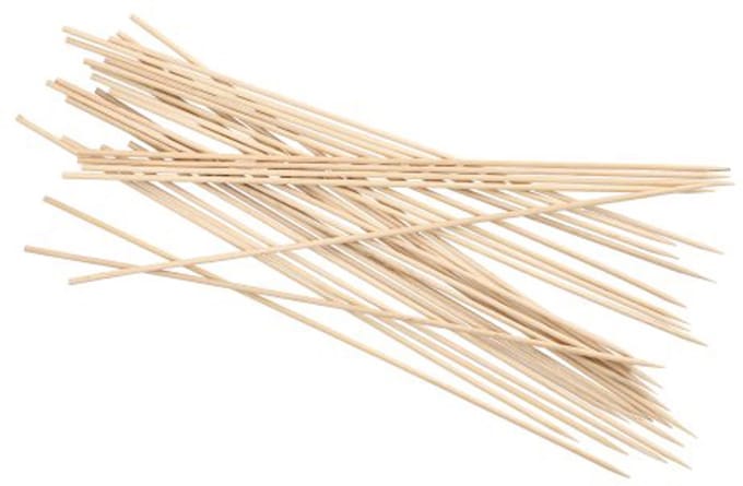 500 Sjasliekstokjes, hout pure Ø 3 mm · 30 cm