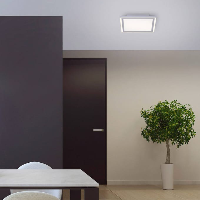 JUST LIGHT. GmbH LED plafondlamp Edging, tunable white, 31x31 cm