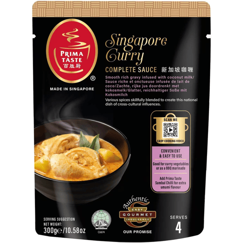 Prima Taste SINGAPORE CURRY complete saus 300 g