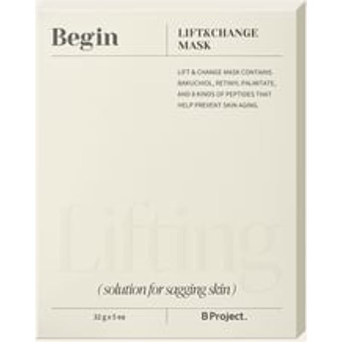 B Project - Begin Lift & Change Mask Set 32g x 5 sheets