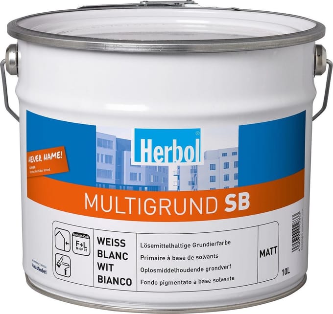 HERBOL MULTIGRUND SB WEISS/ WHITE/ WIT - 10L