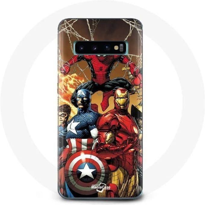Case voor Samsung Galaxy s10 edge Avengers invaders Oude soldaten
