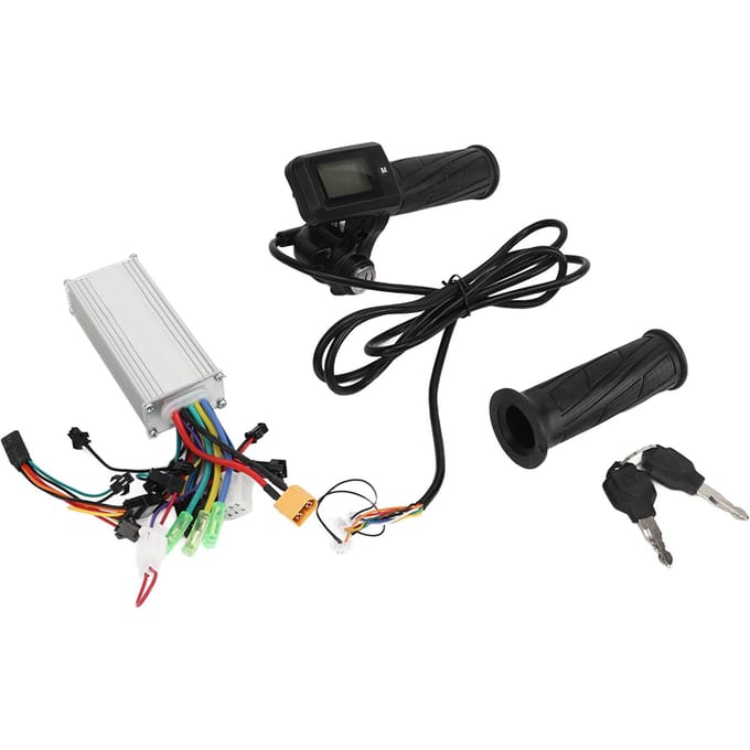Contrôleur 36V 48V 500W pour Trottinette Électrique 805 Ensemble Panneau Accélérateur Plein Tournant Kit de Conversion Vélo Électrique black