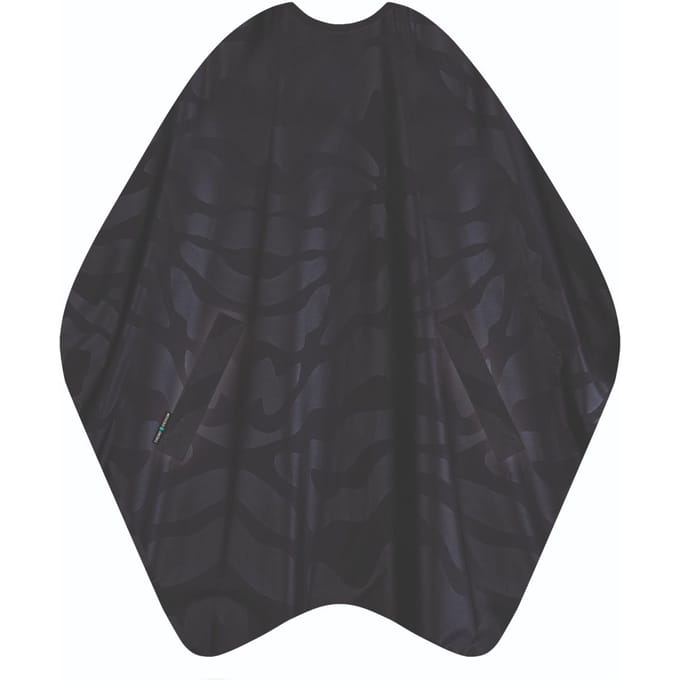 Trend-Design Kapmantel Nano Compact button Zwart 135x150cm