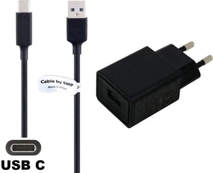 OneOne 2A lader + 1,8m sterke USB C kabel. TUV / GS 100% veilig. Oplader adapter past op Kobo (Rakuten) eReader Elipsa, Elipsa 2E, Sage, Libra 2, Libra Colour, Clara 2E, Clara Colour, Clara BW - Kindle (Amazon) Scribe