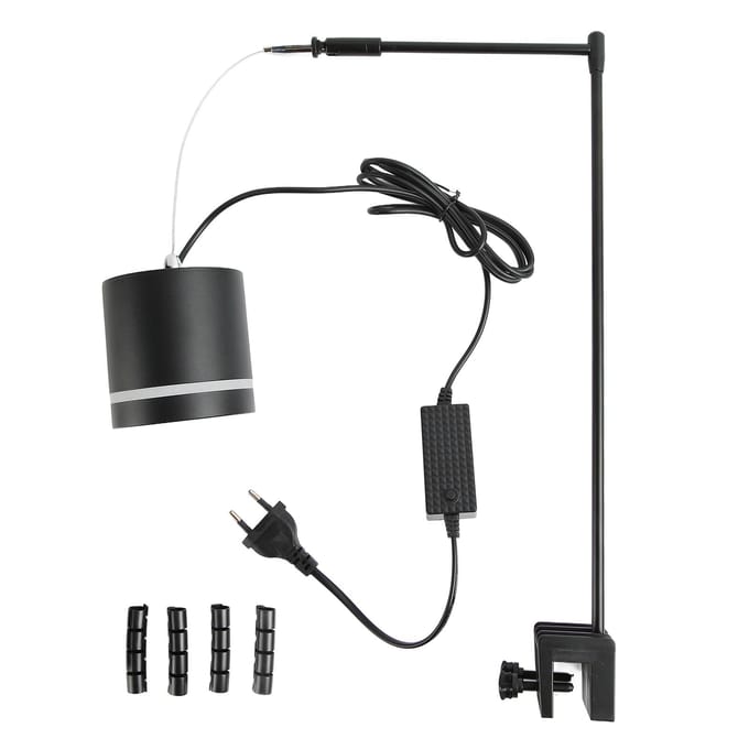 Lampe LED pour aquarium, haute luminosité, perles, support pour aquarium, éclairage décoratif rose