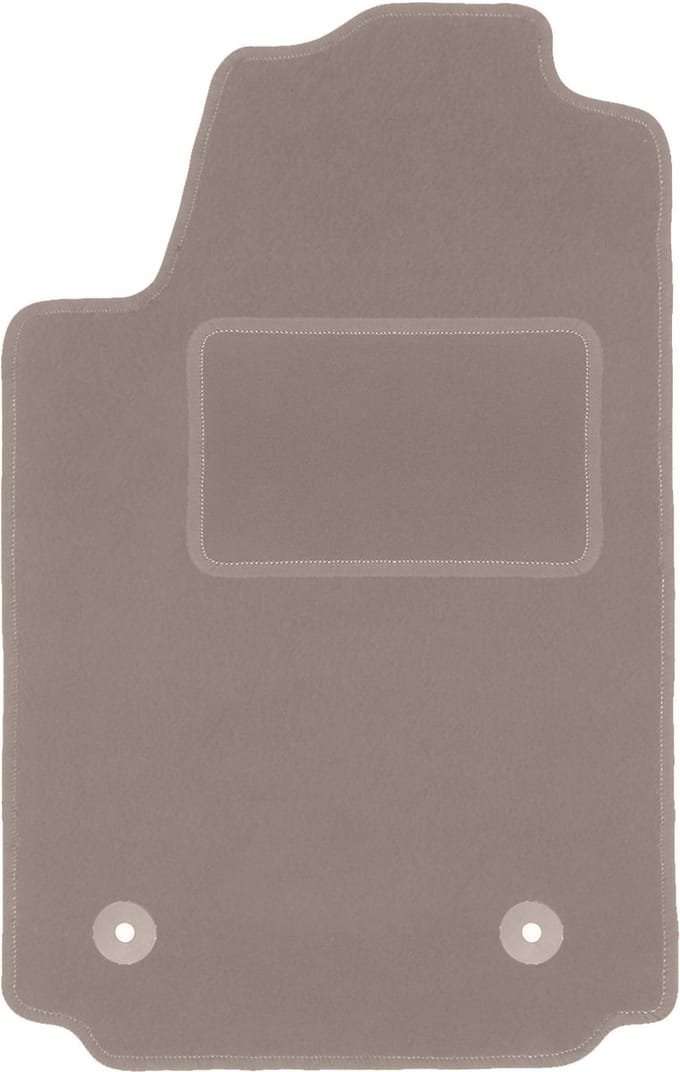 Beige bestuurdersmat voor: Audi A2 hatchback (2000-2005)
